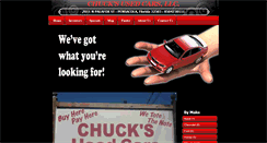 Desktop Screenshot of chucksusedcars.com